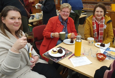 Hariett Eivers, Melanie Trimper and Charlotte Wells