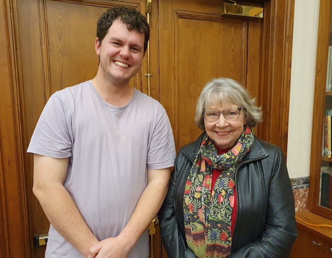 Marjorie Todd and Tate Hancox