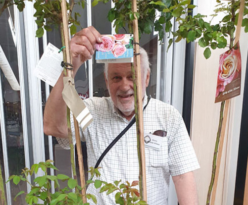 Kerry Brandt Wilson at the rose show